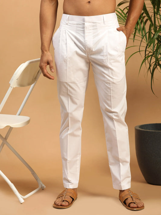 Plain White Pajama for men