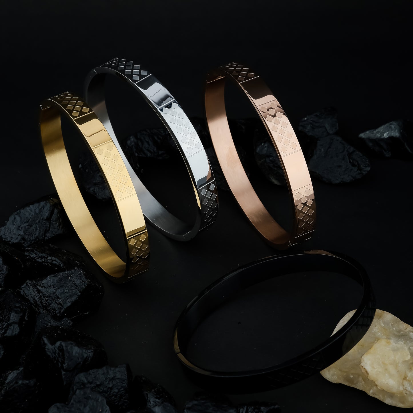 Regal Grid Bracelet Collection